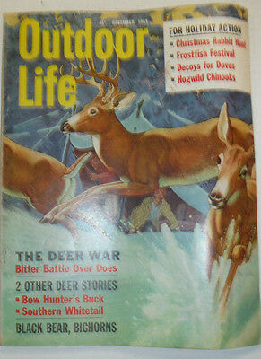 Outdoor Life Magazine The Deer War December 1963 NO ML 012815R