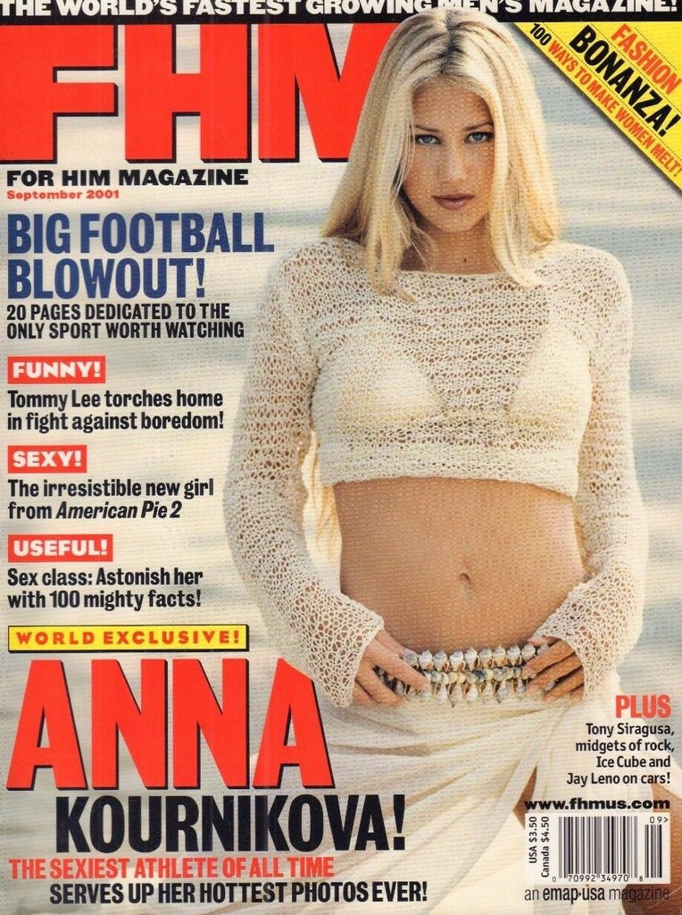 For Him Magazine September 2001 Anna Kournikova 020917DBE