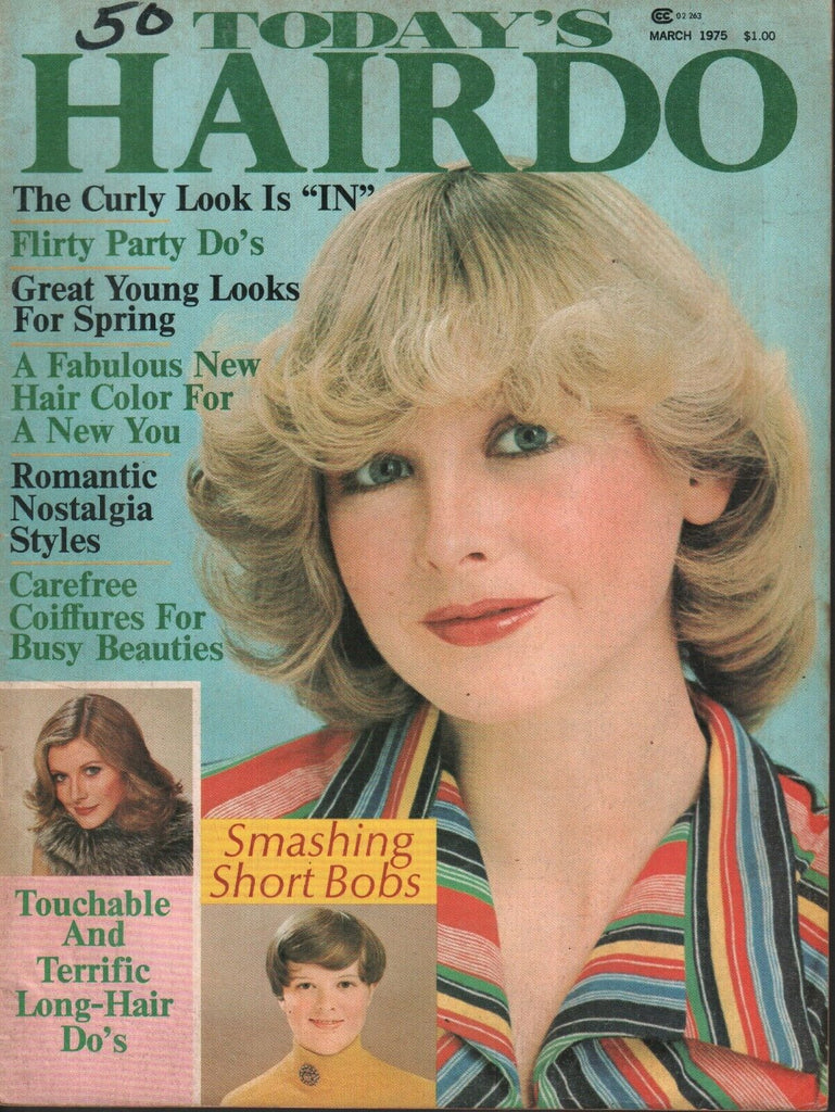 Today's Hairdo March 1975 Vintage Hairstyle Magazine 071919AME