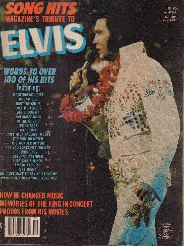 Song Hits Magazine Tribute To Elvis Presley 100 Hits Winter 1977 012418nonr