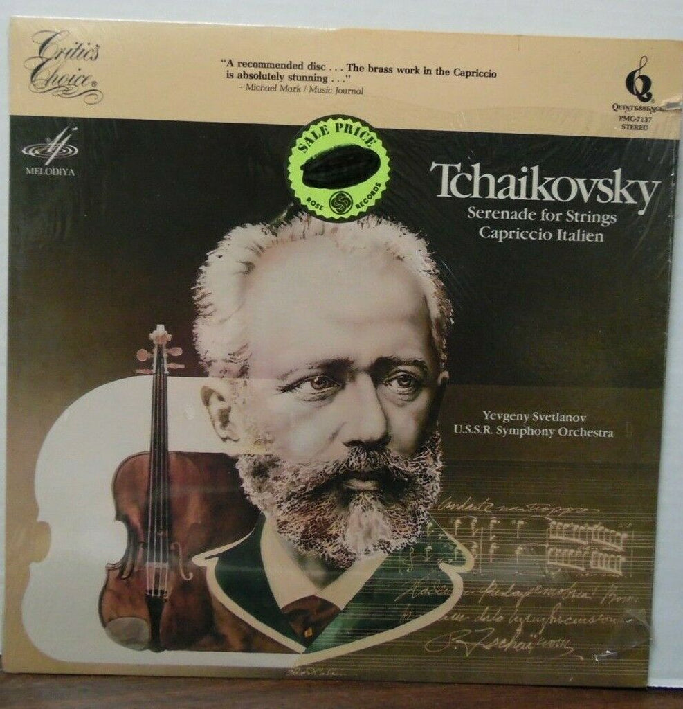 Tchaikovsky serenade for strings Capriccio Italien vinyl PMC7137 020120LLE