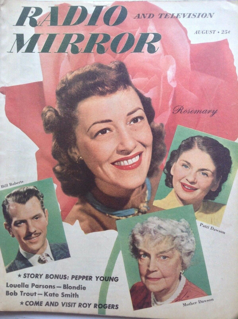 Radio Mirror Magazine Patti Dawson Bill Roberts August 1949 092617nonrh