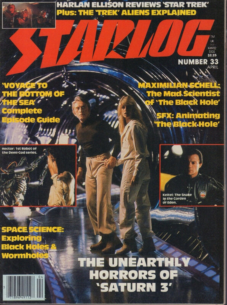Starlog April 1980 Saturn 3, Keitel, Harlan Ellison 042717nonDBE