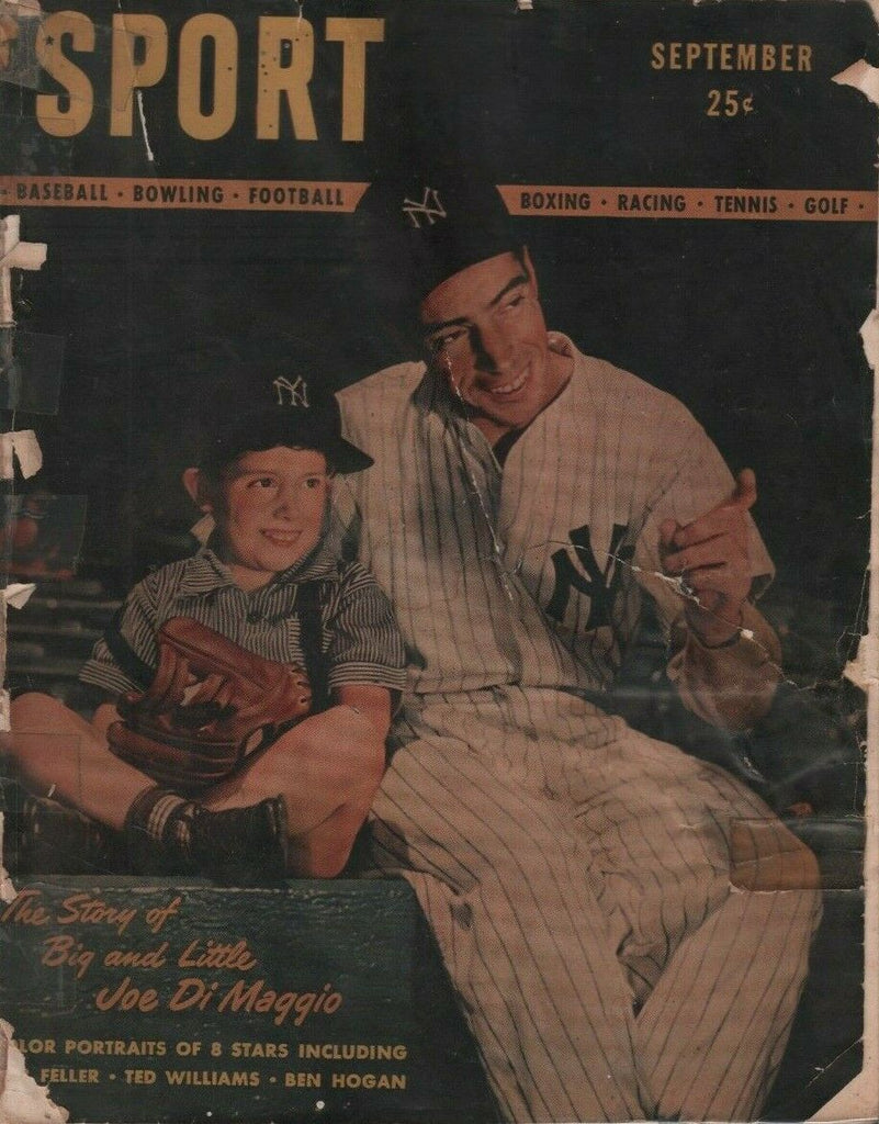 Sport Magazine September 1946 Joe DiMaggio 1st Issue Premiere Issue 071719DBE