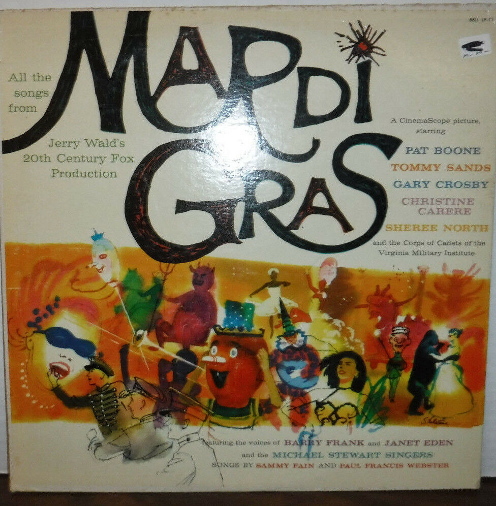 All the songs from Mardi Gras Jerry Wald' 20th Century Fox Bell LP-11 010618LLE