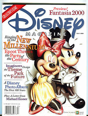 Disney Magazine Fall 1999 Michael Eisner New Millennium EX 031816jhe