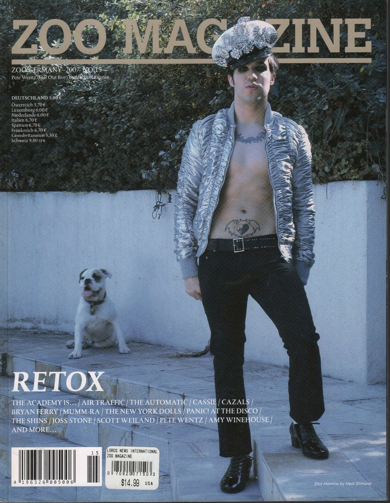 Zoo Germany #15 2007 Pete Wentz Amy Winehouse Panic! At the Disco 060818DBF
