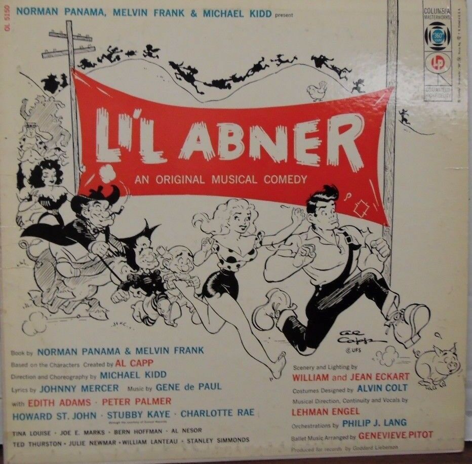 Li'l Abner an original musical comedy 33RPM OL-5150 103016LLE