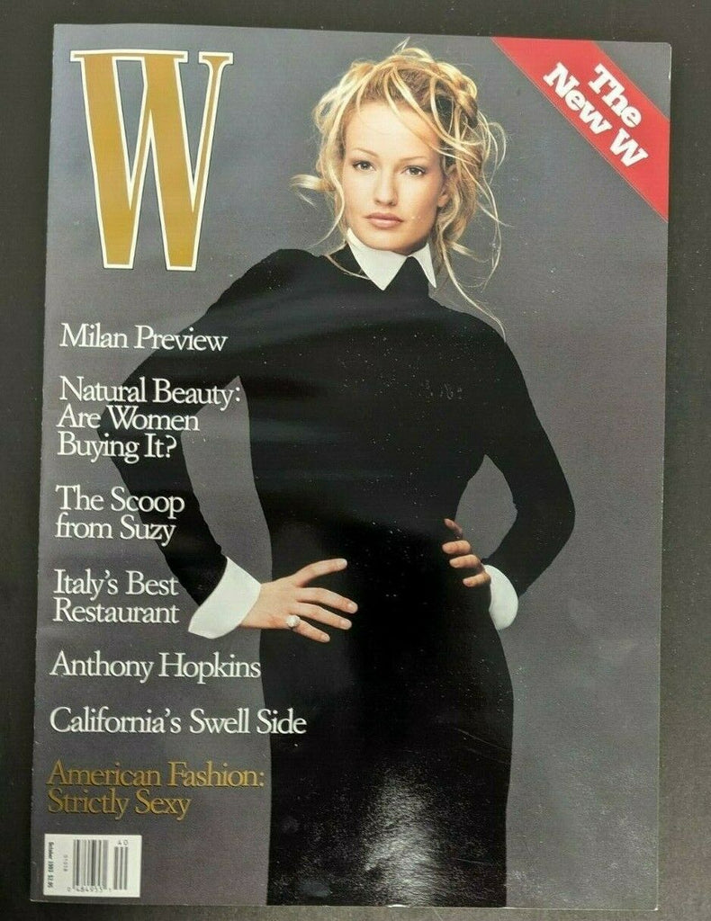 Karen Mulder W Fashion Magazine October 1993 RARE EX MINT JR Duran 061819DBR