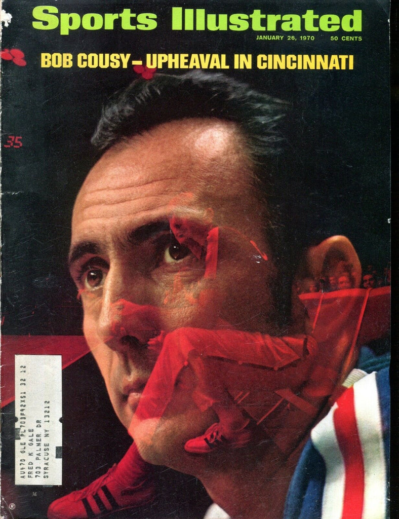 Sports Illustrated Magazine January 26 1970 Bob Cousy VG w/ML 010617jhe