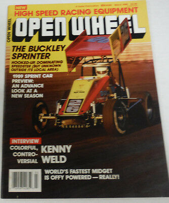 Open Wheel Magazine The Buckley Sprinter March 1989 080614R