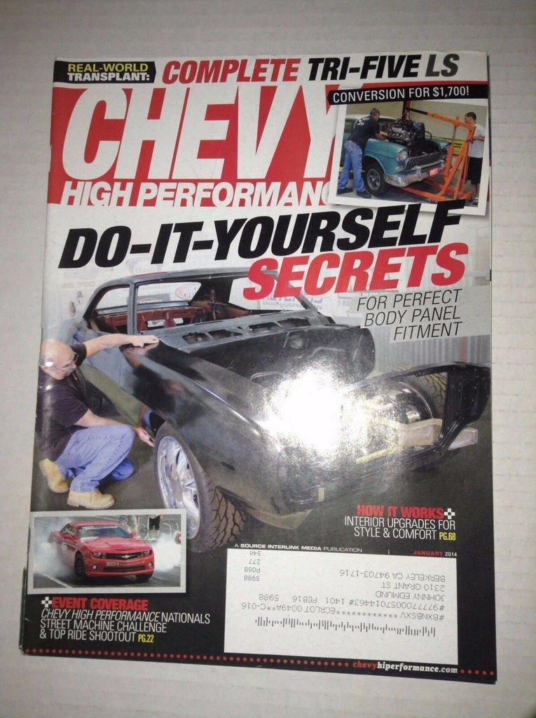 Chevy High Performance Magazine DIY Secrets January 2014 031317NONRH