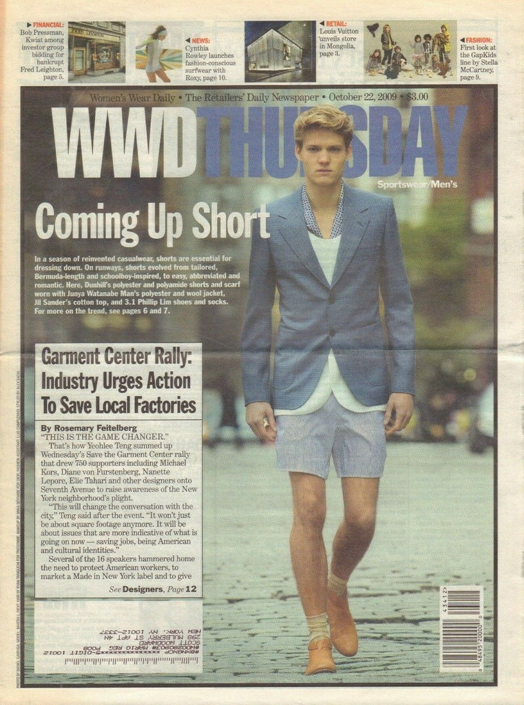 WWD October 22 2009 Rosemary Feitelberg Bob Pressman Cynthia Rowley 021419DBE2