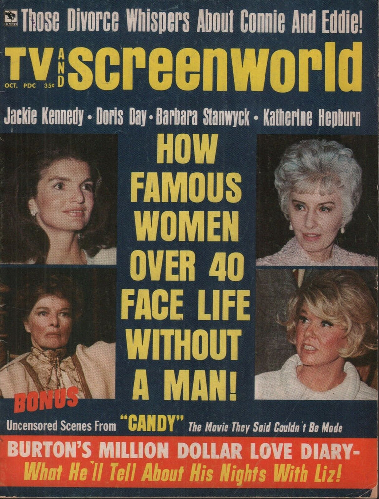 TV & Screenworld October 1968 Jackie Kennedy Doris Day 062019AME2
