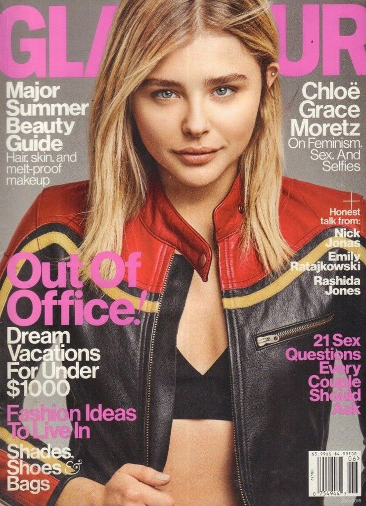 Glamour June 2016 Chloe Grace Moretz Nick Jonas Rashida Jones 121418DBE