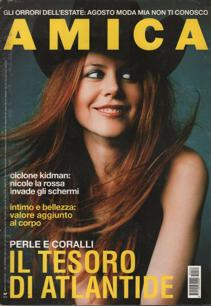 Amica Italian Fashion Magazine August 22 2001 Nicole Kidman 011321ame