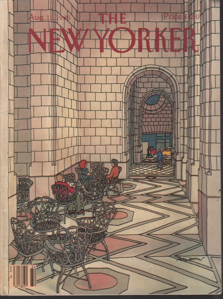 The New Yorker August 12 1985 Roxie Munro Art Cover Muriel Spark 121819AME
