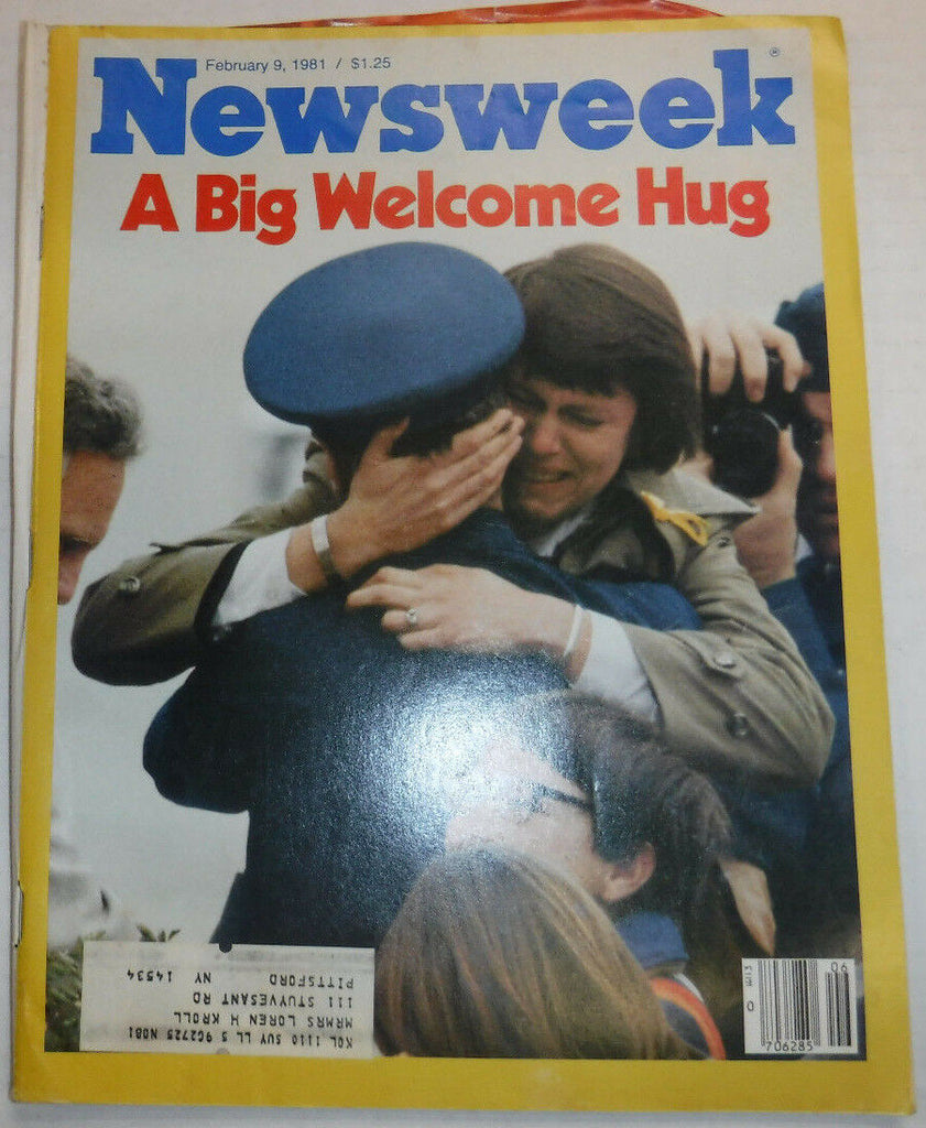 Newsweek Magazine A Big Welcome Hug February 9, 1981 101016R
