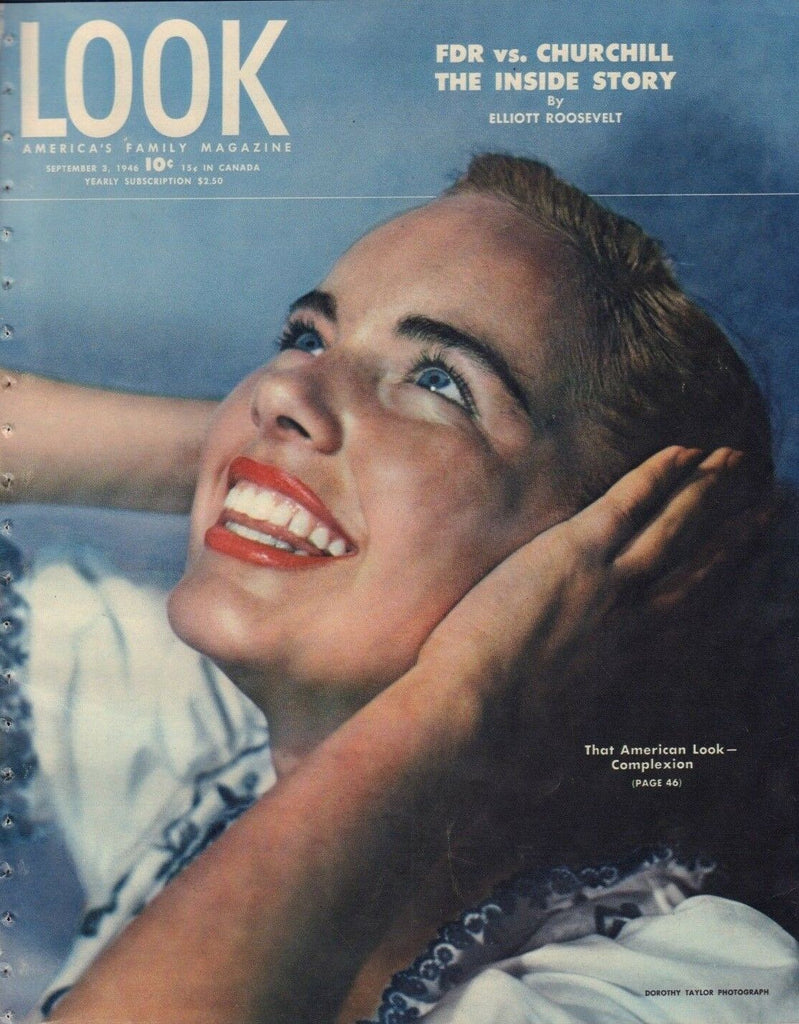 Look September 3 1946 Dorothy Taylor FDR vs Churchill 011419DBE