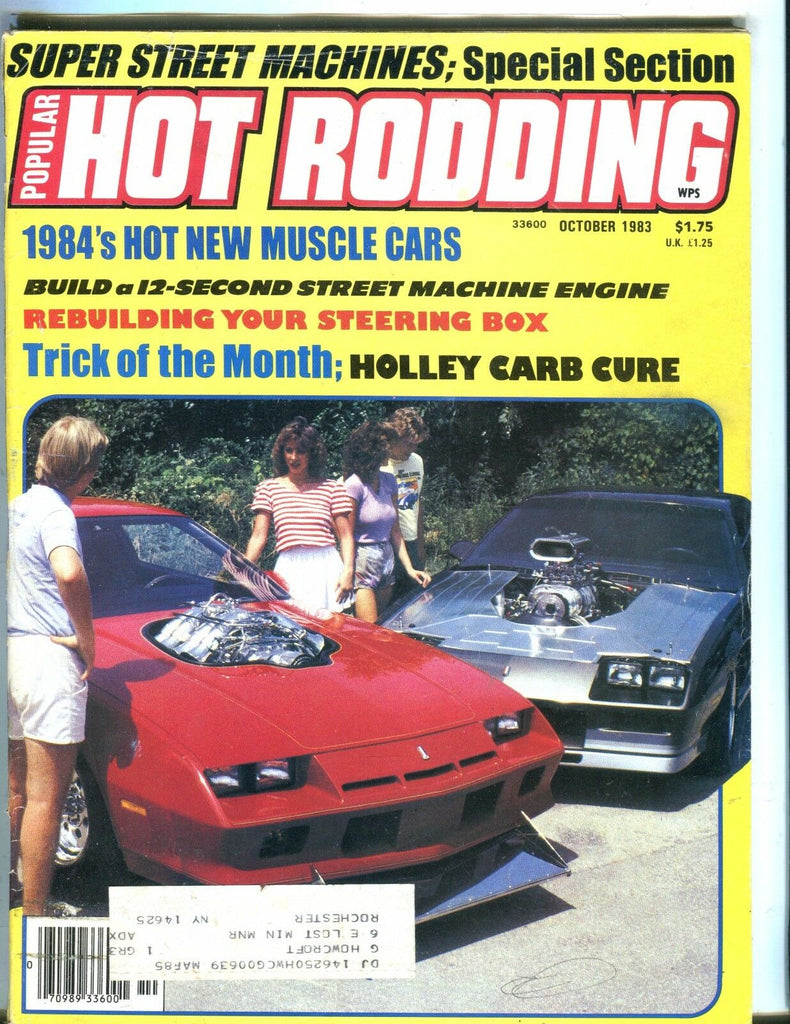 Popular Hot Rodding Magazine October 1983 Holley Carb EX w/ML 050717nonjhe
