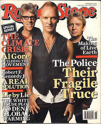 Rolling Stone June 28 2007 The Police, Al Gore VG 032216DBE