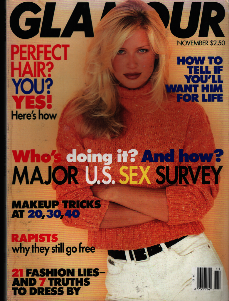 Glamour Fashion Magazine November 1994 Daniela Pestova 022221ame2