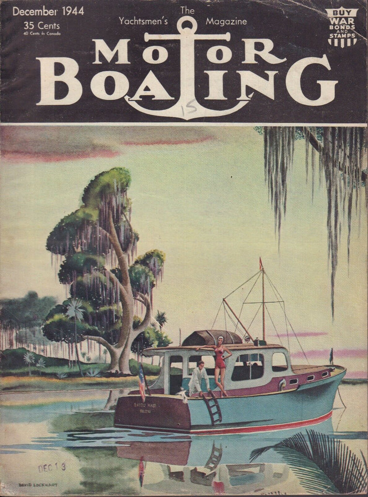 Motor Boating December 1944 Hurricane, Chesapeake, One Girl 050817nonDBE