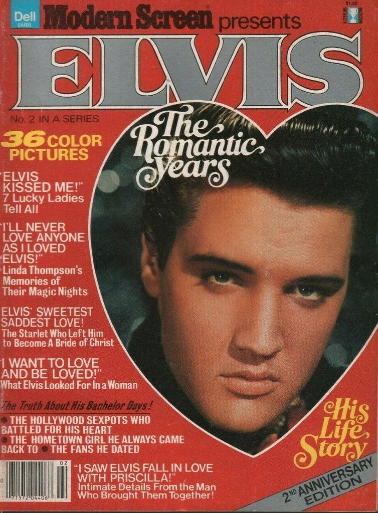 Modern Screen Presents Elvis Presley No.2 Dell Magazine 1979 032619DBE