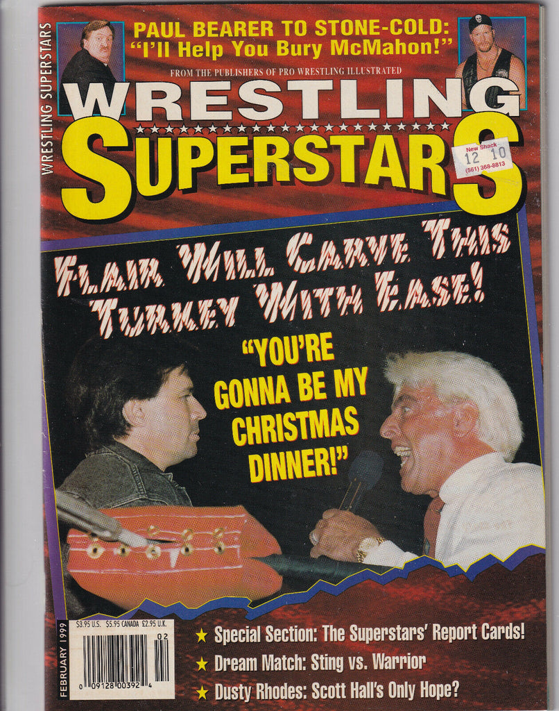 Wrestling Superstars Magazine Ric Flair Sting February 1999 052419nonr