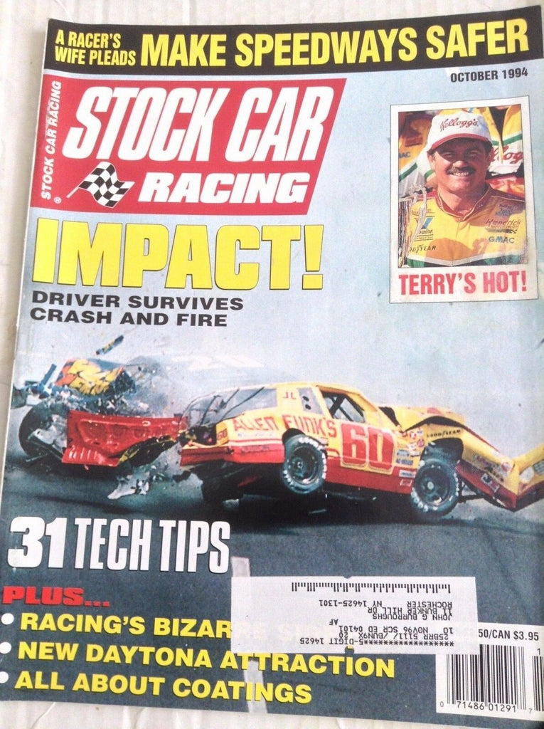 Stock Car Racing Magazine 31 Tech Tips Terry's Hot October 1994 040817NONRH