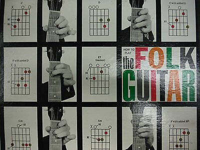 How to Play the Folk Guitar - 2 Vinyl Set 33RPM EX 120215 TLJ