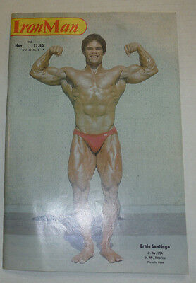 Ironman Magazine Ernie Santiago November 1980 111514R