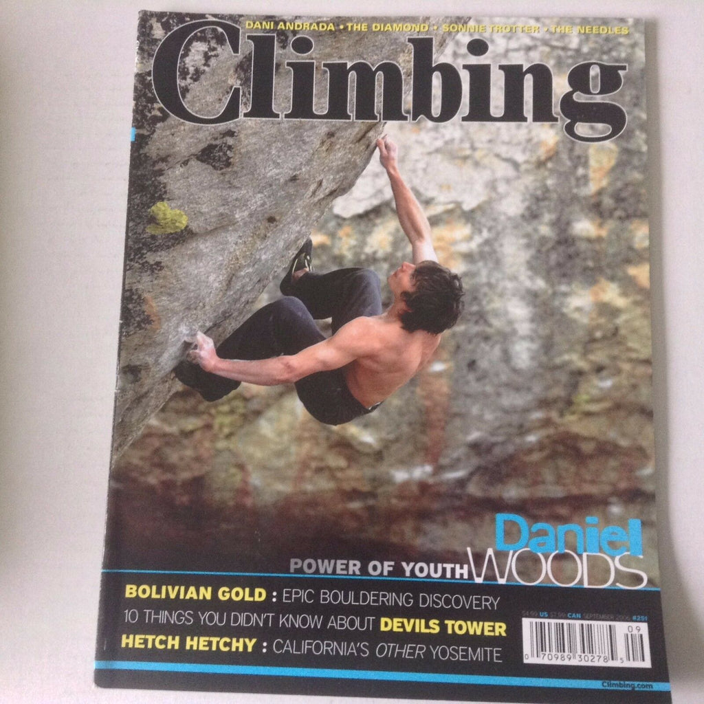 Climbing Magazine Daniel Woods Power Of Youth September 2006 060317nonrh