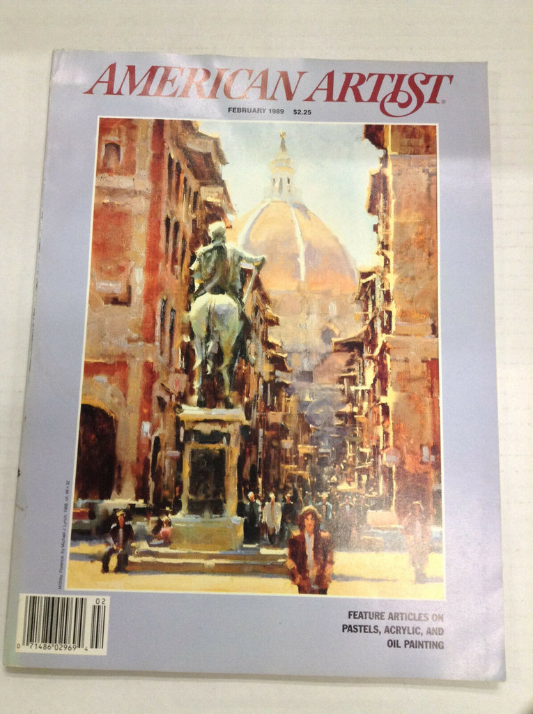 American Artist Magazine Pastels & Acrylic February 1989 040617nonr