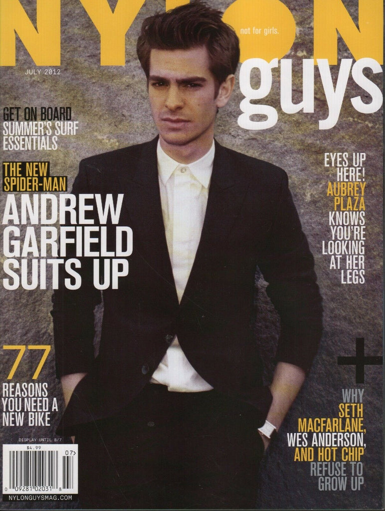 Nylon Guys July 2012 Andrew Garfield Seth Macfarlane Aubrey Plaza 060118DBF