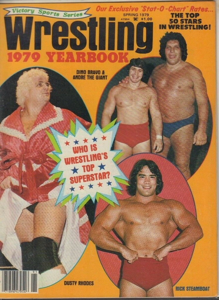 Wrestling 1979 Yearbook Spring 1979 Andre The Giant Dusty Rhodes 030219DBE