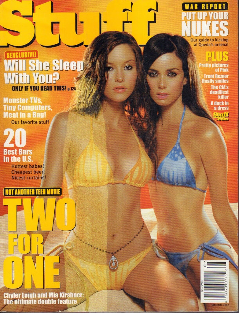 Stuff January 2002 Chyler Leigh, Mia Kirshner 052617nonDBE