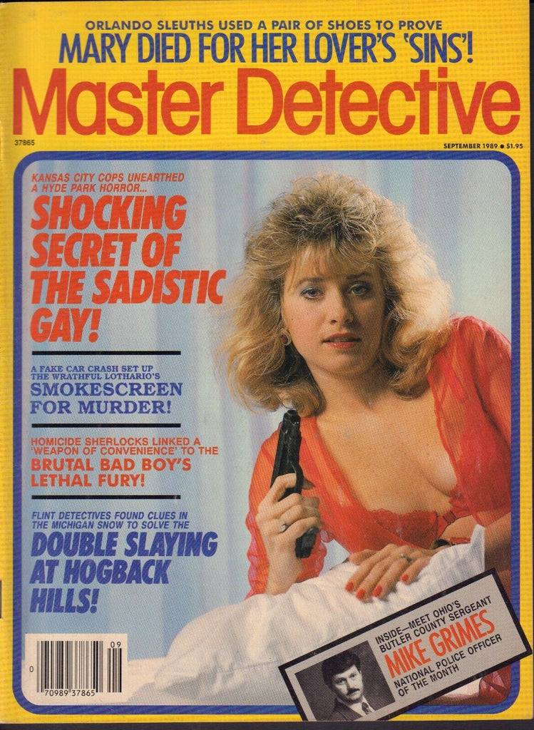 Master Detective Magazine September 1989 Mike Grimes 072517nonjhe