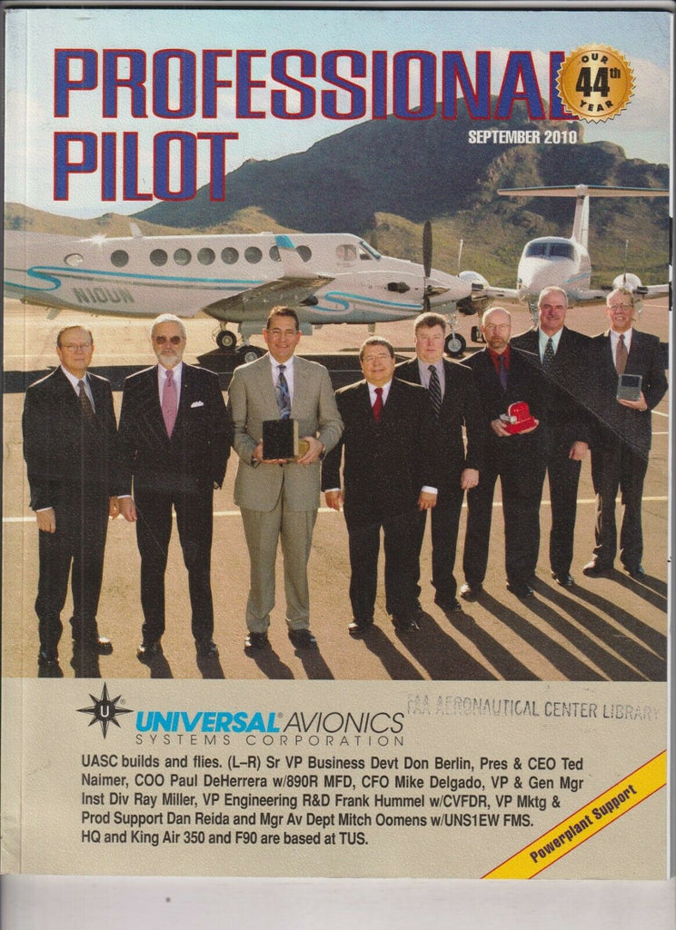 Professional Pilot Mag Universal Avionics Don Berlin September 2010 040720nonrh