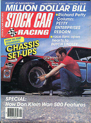 Stock Car Racing Magazine January 1986 Chassis Set-Ups EX 021916jhe