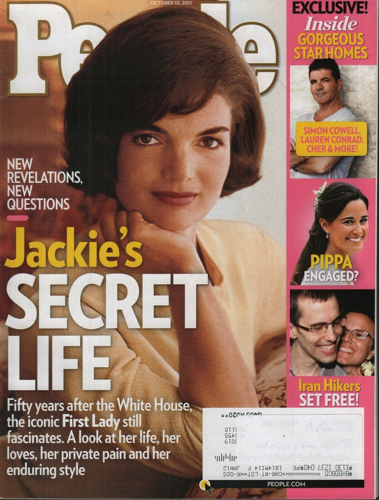 People Weekly October 10 2011 Jackie Kennedy Onassis Iran Hikers 071519AME