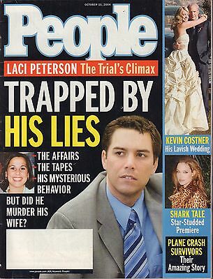 People October 11 2004 Laci Peterson, Kevin Costner VG 041816DBE