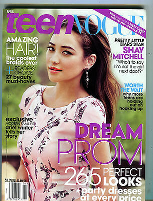 Teen Vogue Magazine April 2013 Shay Mitchell EX 071216jhe