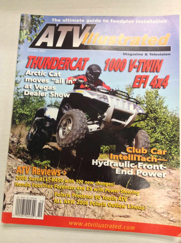 ATV Illustrated Magazine Thundercat 1000 V-Twin EFI 4x4 October 2007 032717nonR