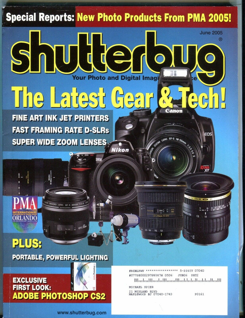 Shutterbug Magazine June 2005 Adobe Photoshop CS2 EX 041917nonjhe