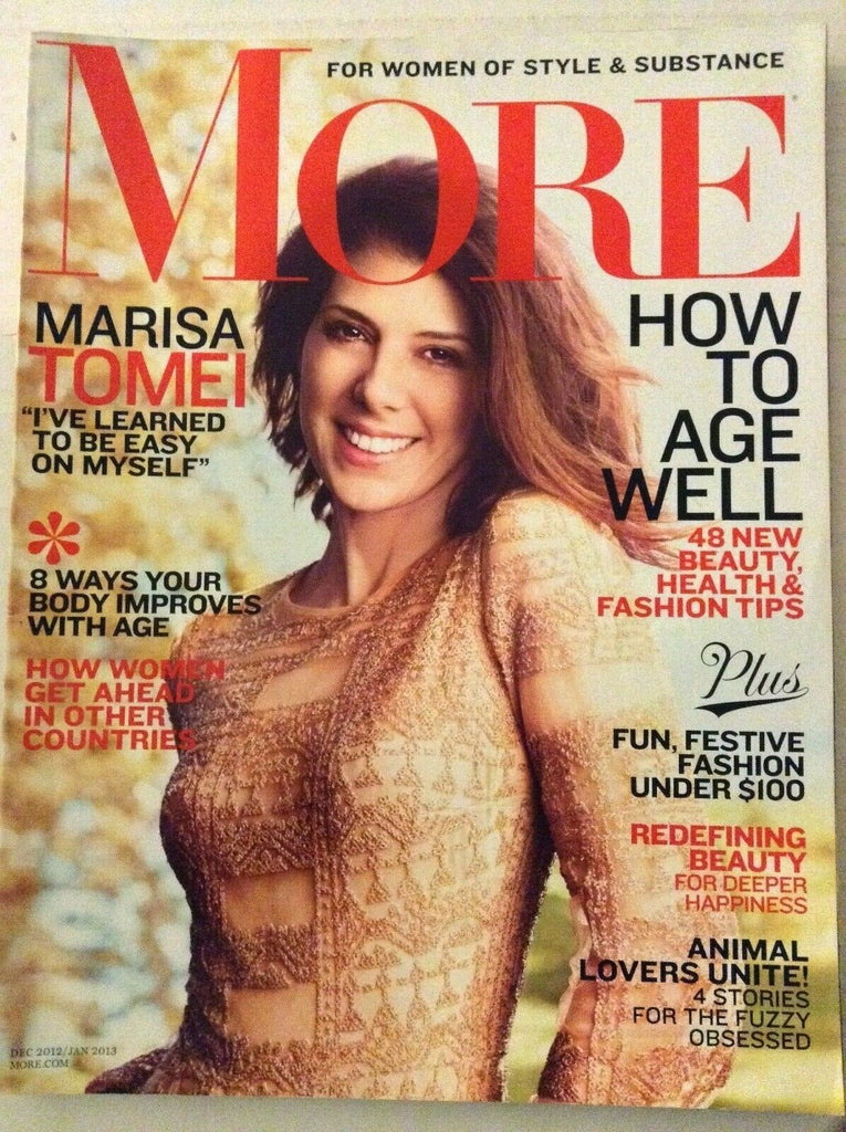More Magazine Marisa Tomei How To Age Well December/January 2013 030319nonrh