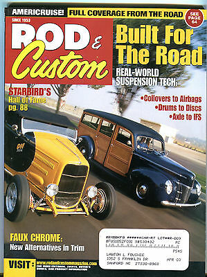 Rod & Custom Magazine December 2002 Built For The Road EX 020416jhe