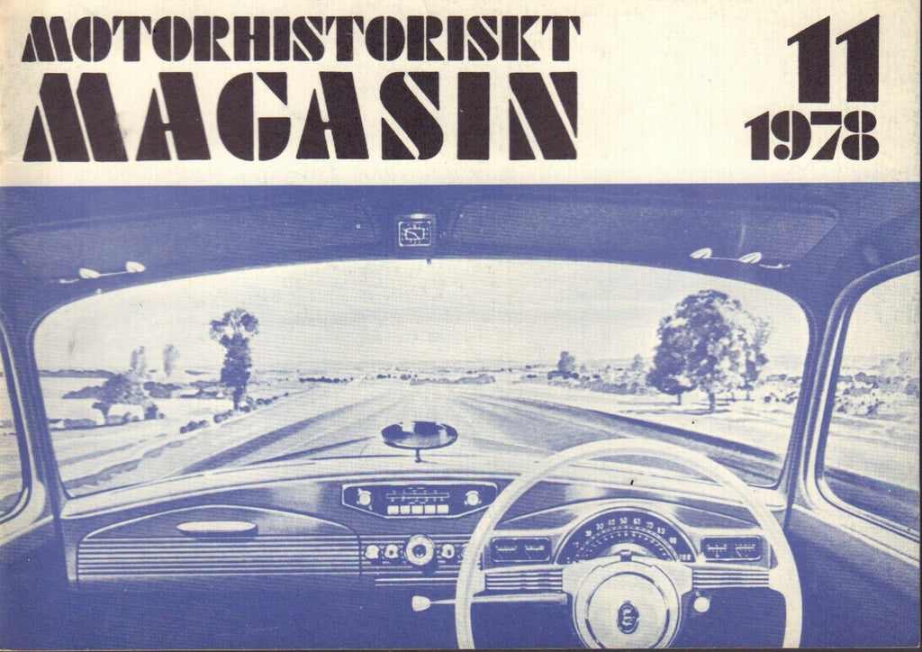 Motorhistoriskt Magasin Swedish Car Magazine 11 1978 Alfa Romeo 032717nonDBE