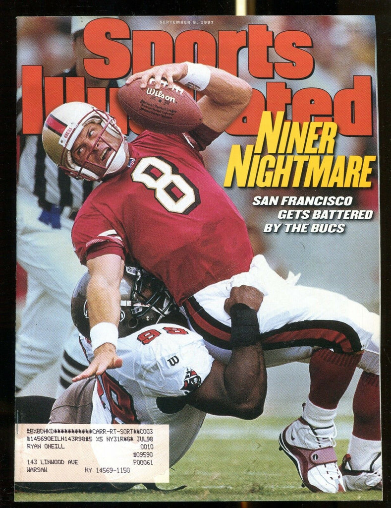 Sports Illustrated Magazine September 8 1997 Steve Young EX w/ML