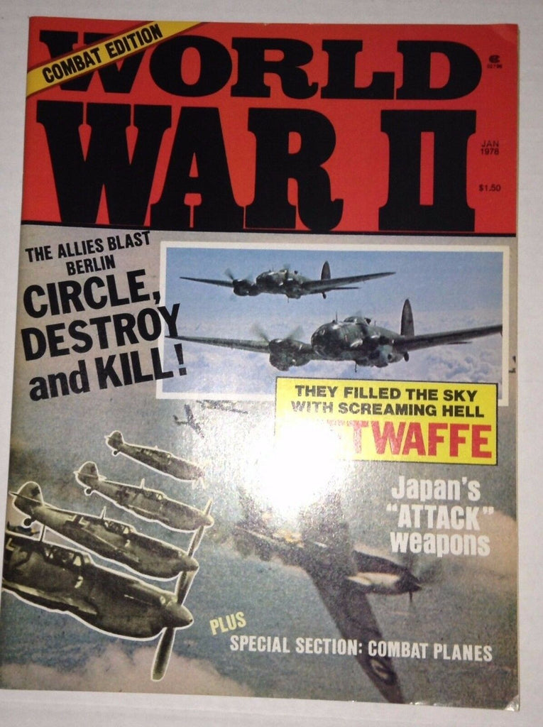 World War II Magazine Luftwaffe Japan's Attack Weapons January 1978 010217RH